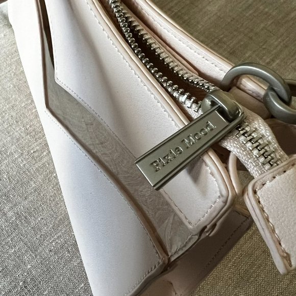 NWT Light Pink Pixie Mood Bag with Transparent Strip NEW Vegan Leather - Picture 3 of 13